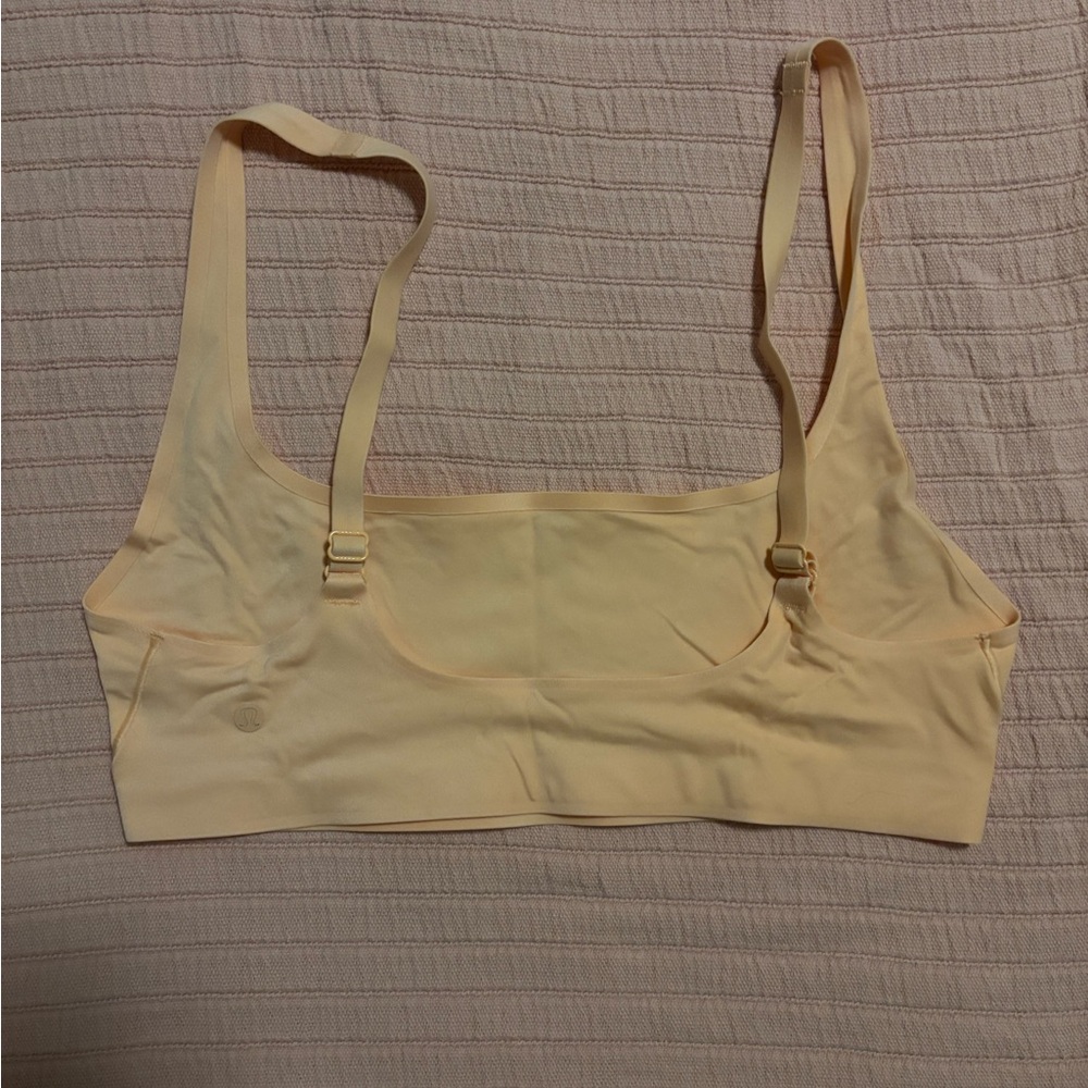 Lululemon Like a Cloud Spaghetti-Strap Bra *Light Support, A/B Cup, sz 4, orange